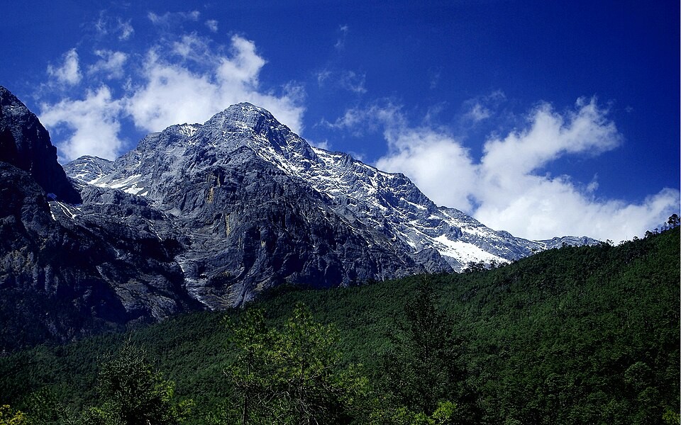 Blue Moon Valley below Jade Dragon Snow Mountain
